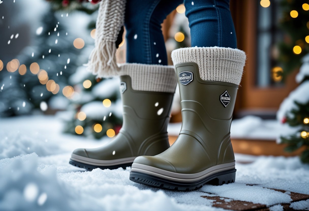 Saadan holder du foedderne varme og torre i julen med gummistovler paa tilbud