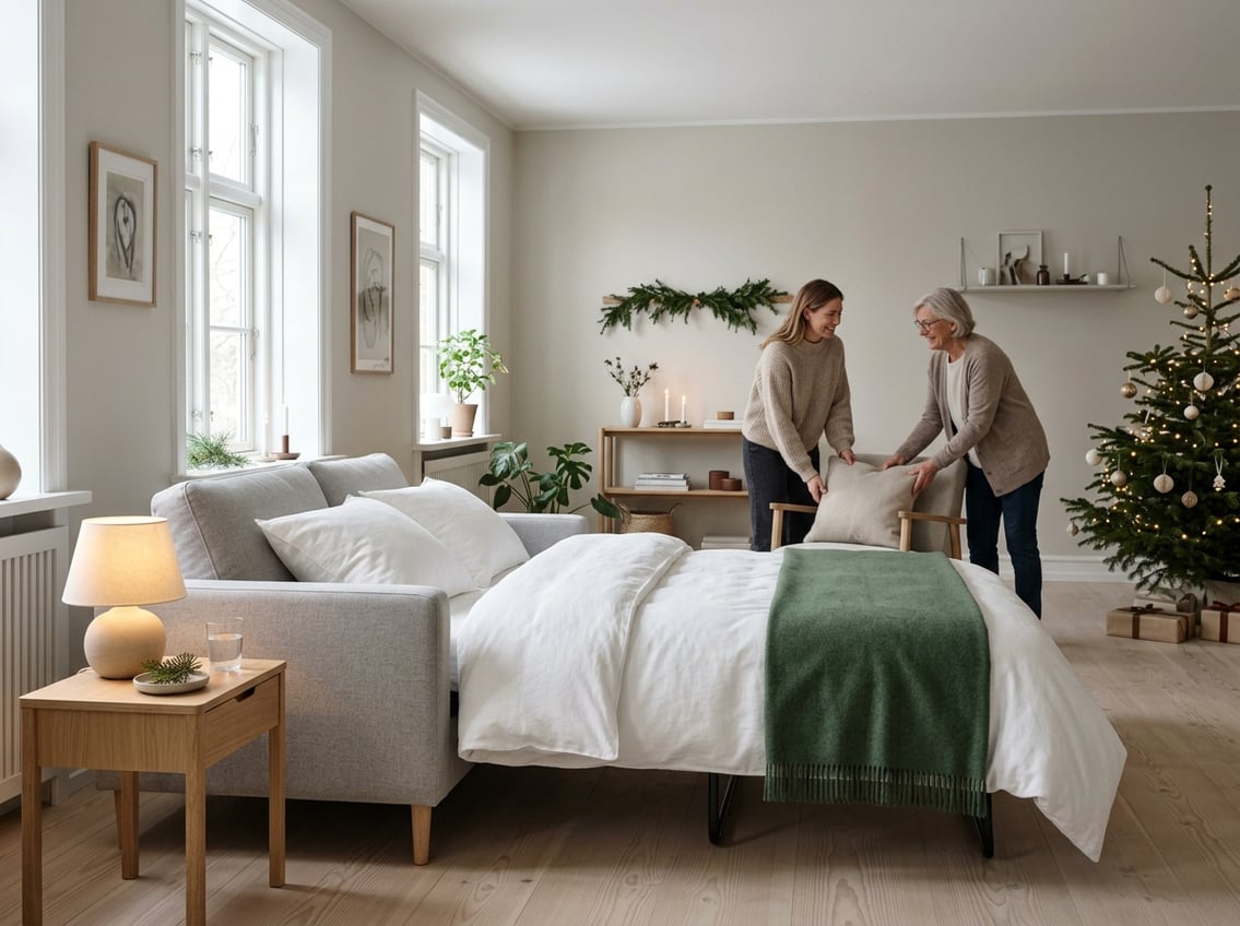Når julegæster bliver natten over uden at hjemmet føles trangt